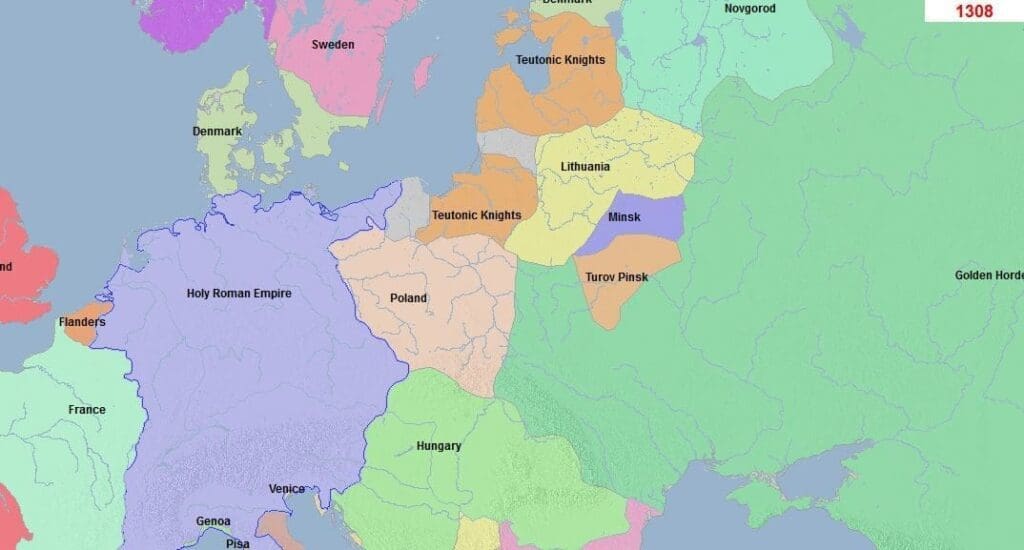 Łeba: Choć latem zatłoczona, warta każdego zachodu słońca 3 leba mapa historyczna