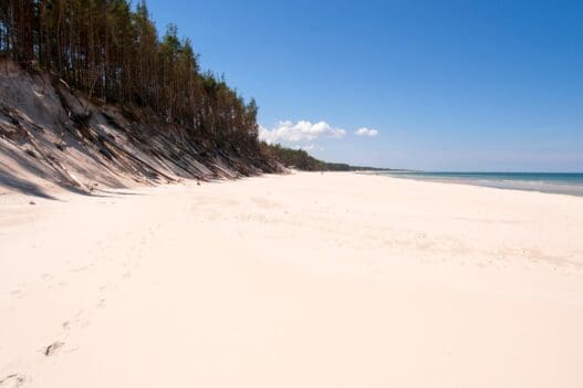 plaża w Łebie